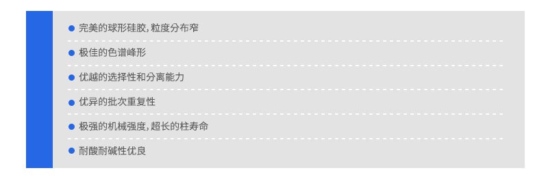 SinoPak色谱填料UHPLC色谱柱系列