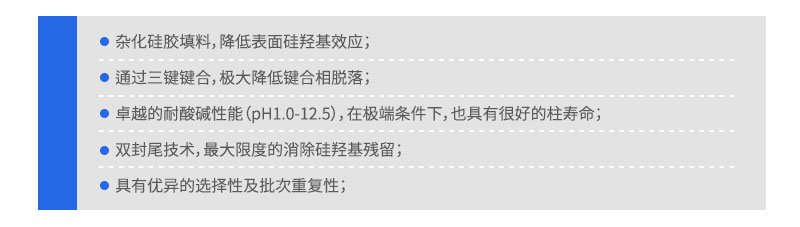 SinoPak BEH 分析柱特点