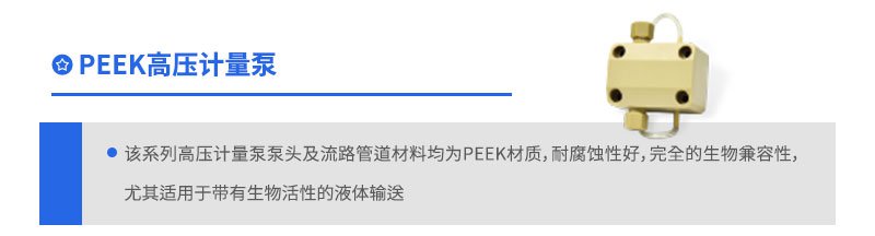 PEEK高压计量泵